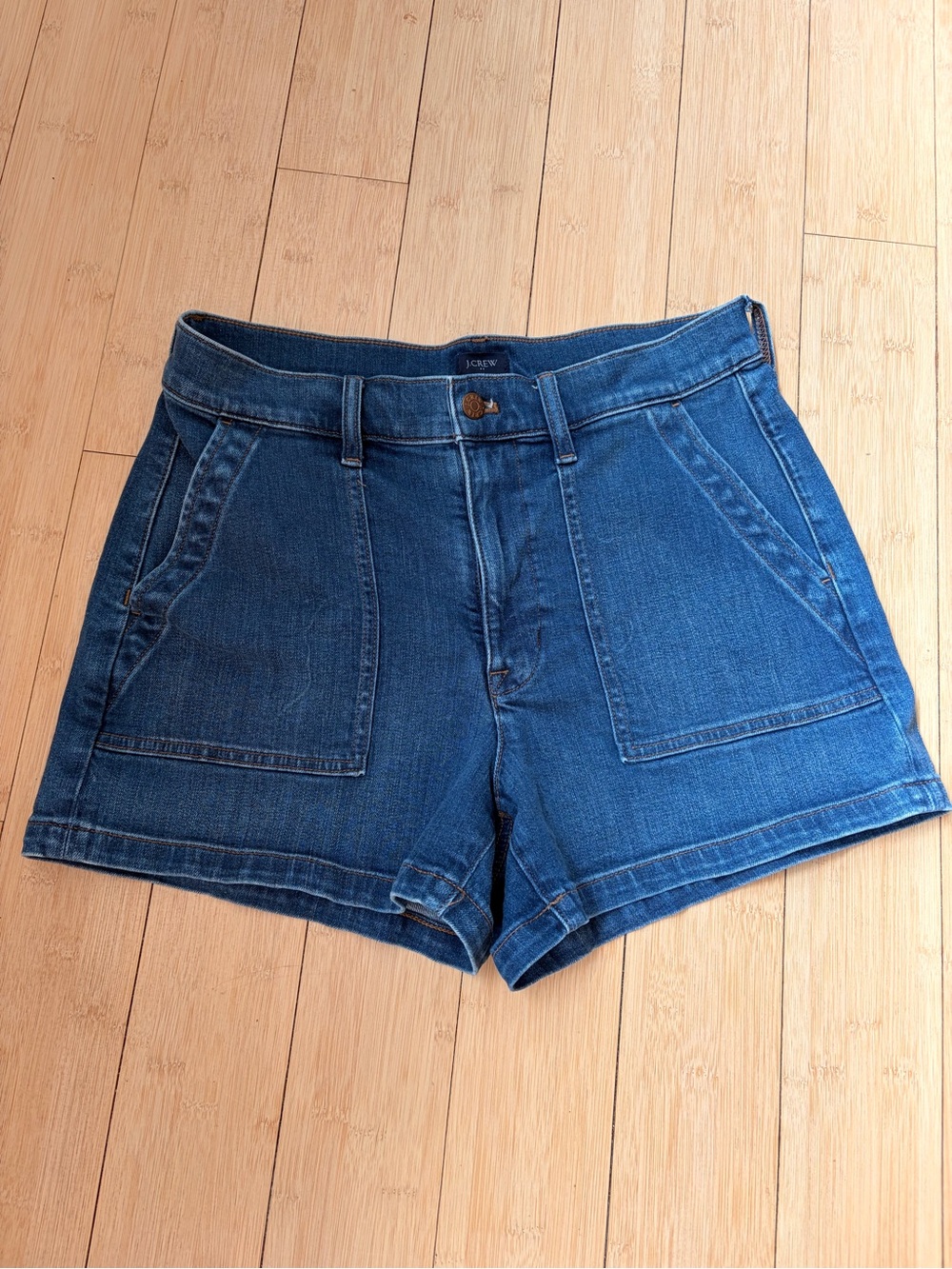 J. CrewMedium Blue Denim Utility Shorts